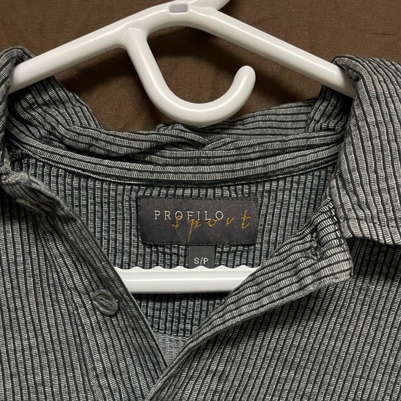 💄2 for 15$💄 PROFILO SPORT Men’s Ribbed Collared Golf Tee Size Small Mens - Picture 4 of 4